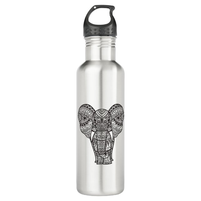 Decorative Elephant Style Water Bottle (Front)