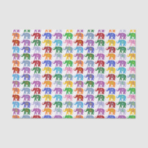 Decorative Elephants Tissue Paper