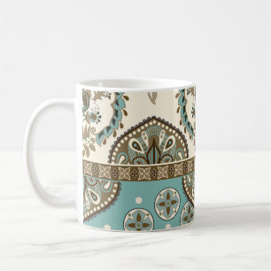 Decorative Ethnic Moroccan Style Border Coffee Mug