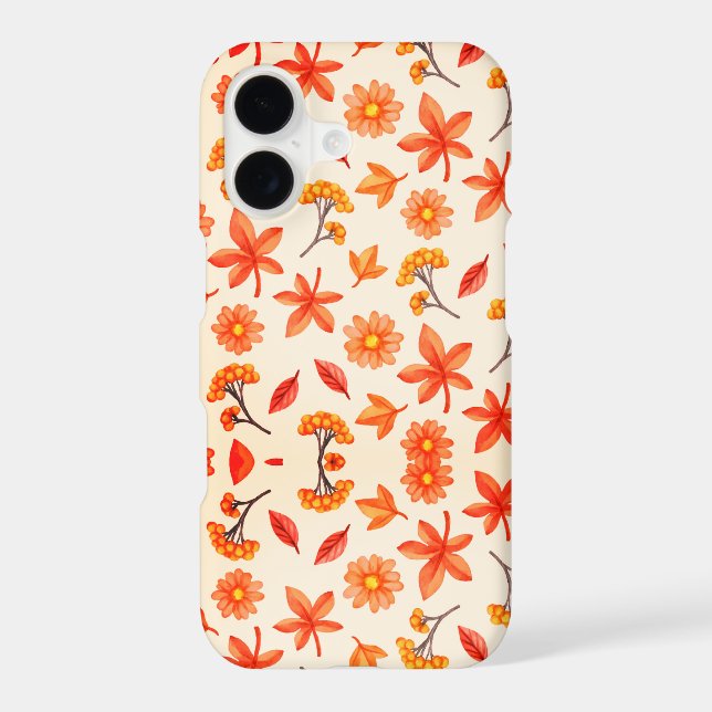 Decorative Fall Iphone Case (Back)