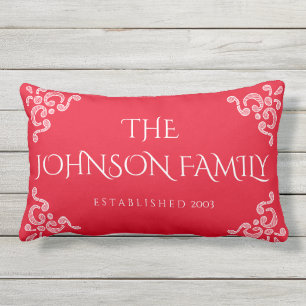 Decorative Family Personalized Pillow