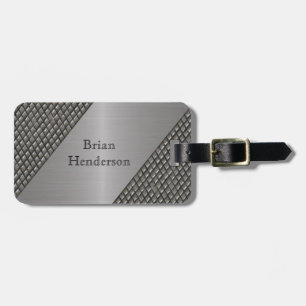 Decorative Faux Metal Custom Luggage Tag