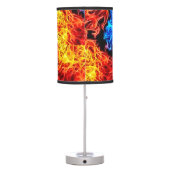 Decorative flames - good and evil beautiful lamp (Back)