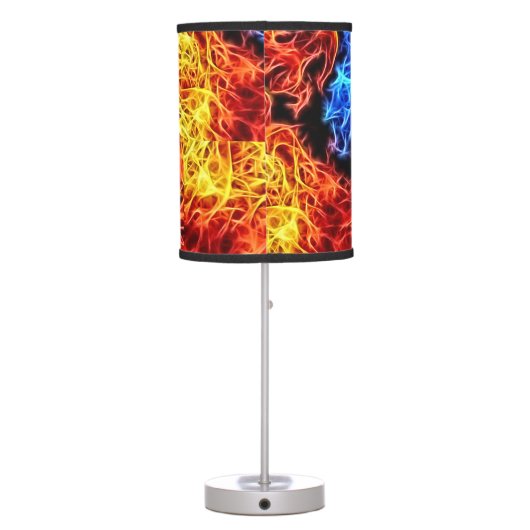 Decorative flames - good and evil beautiful lamp (Back)