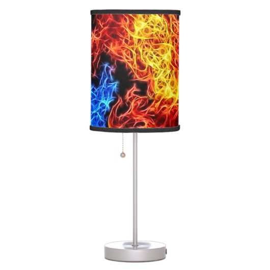 Decorative flames - good and evil beautiful lamp (Right)