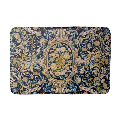 Decorative Floral Carpet Pattern Bath Mat