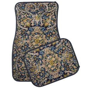 Decorative Floral Carpet Pattern Car Floor Mat