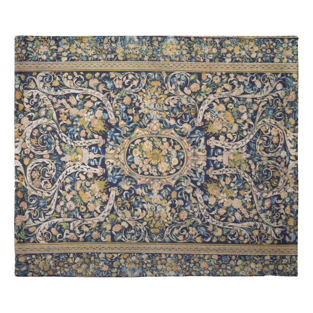 Decorative Floral Carpet Pattern Duvet Cover (Front)