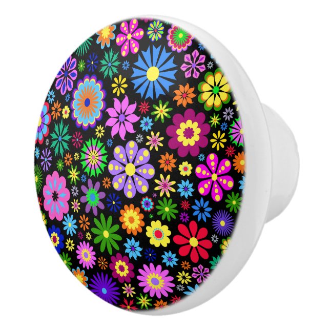 Decorative Floral Drawer Knobs - SRF (Right)