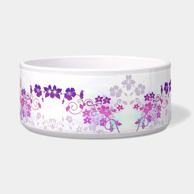 Decorative Floral Line Creative Design Bowl (Front)