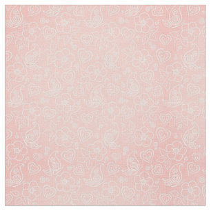 Decorative floral pattern fabric