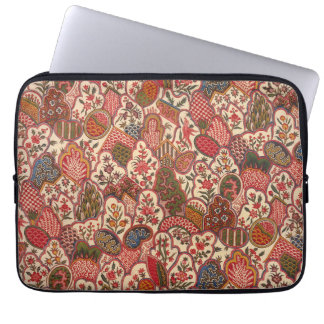 Decorative Floral Pattern Laptop Sleeve