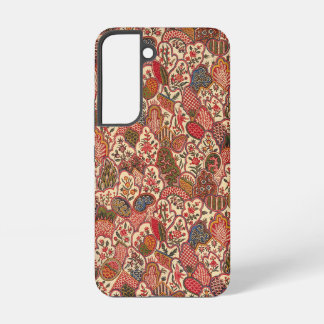 Decorative Floral Pattern Samsung Galaxy S22 Case