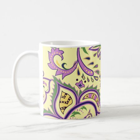 Decorative Floral Patterns Coffee Mug