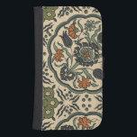 Decorative Floral Persian Tile Design Galaxy S4 Wallet Case<br><div class="desc">A decorative floral design,  this Persian tile features a number of different flowers dancing together in a wonderful medley of color. Know someone who love flowers or designs from other countries? This would be the perfect gift for them!</div>