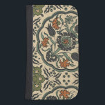 Decorative Floral Persian Tile Design Galaxy S4 Wallet Case<br><div class="desc">A decorative floral design,  this Persian tile features a number of different flowers dancing together in a wonderful medley of color. Know someone who love flowers or designs from other countries? This would be the perfect gift for them!</div>