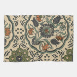 Decorative Floral Persian Tile Design Towel