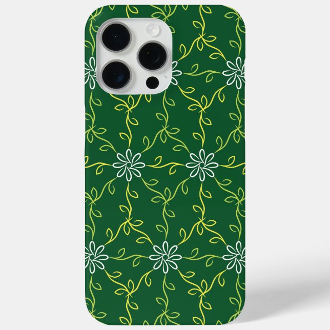 Decorative Floral Seamless Pattern Case-Mate iPhone Case (Back)
