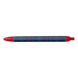 Decorative Floral Tile Pattern Pen