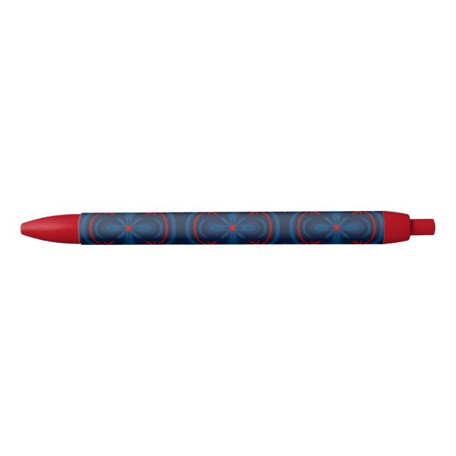 Decorative Floral Tile Pattern Pen (Front)