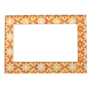 Decorative Floral Tiles Magnetic Frame - Autumn