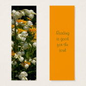 Decorative Flower Bookmarker (Front & Back)