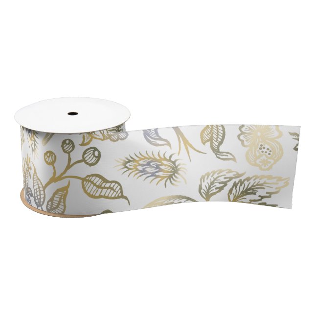 Decorative flowers 17 satin ribbon (Spool)