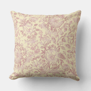 Decorative flowers 18 throw pillow