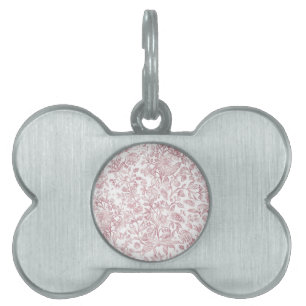 Decorative flowers 19 pet ID tag