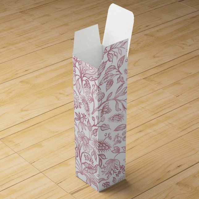 Decorative flowers 19 wine box (Opened)