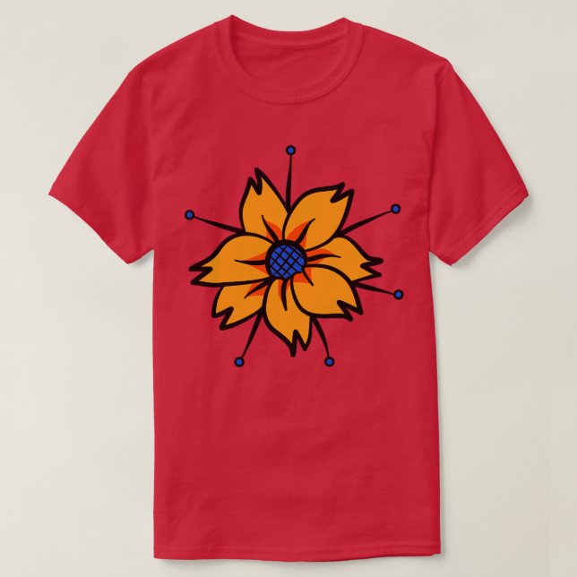 Decorative Flowers 3 T-Shirt (Design Front)