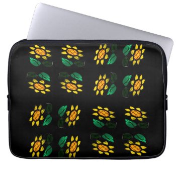 Decorative Flowers - Stained Glass - Sleeve 3 by PBsecretgarden at Zazzle
