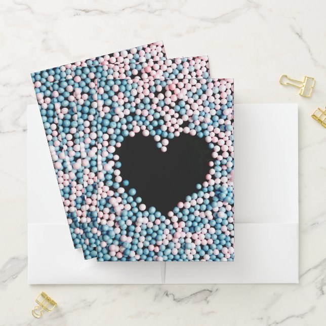 Decorative Folder with Heart – Style Your Document (In Situ)