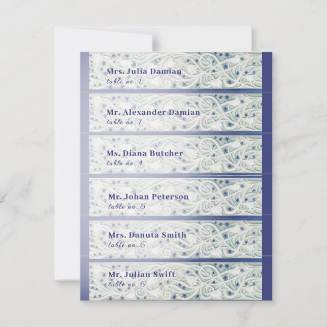 Decorative Foliage Festive Christmas Dinner Invitation (Front)