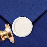 Decorative Frame Custom Floral Wedding Monogram Wax Seal Stamp<br><div class="desc">Greece-inspired decorative fame with arch shape and floral wedding wax seal design. Inspired by the style and arches of the Greek island. Customize with your wedding monogram. Let us help you create the wedding of your dreams with our Santorini Greece wedding collection. Design and illustrations by Moodthology Papery.</div>