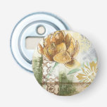 Decorative Fresco Design with Globe Flower Bottle Opener