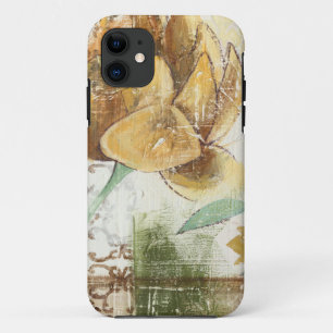 Decorative Fresco Design with Globe Flower iPhone 11 Case