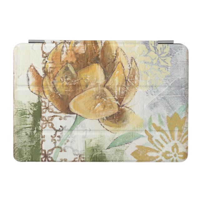 Decorative Fresco Design with Globe Flower iPad Mini Cover (Horizontal)