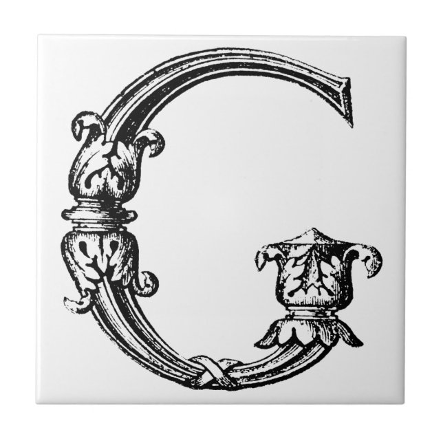 DECORATIVE G CERAMIC TILE (Front)