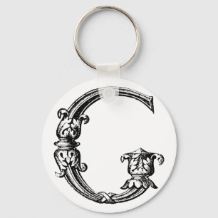 DECORATIVE G KEYCHAIN