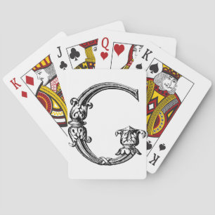 DECORATIVE G POKER CARDS