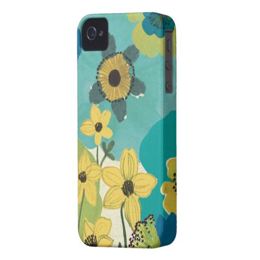 Decorative Garden Flowers Case-Mate iPhone Case (Back Left)