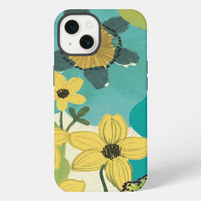 Decorative Garden Flowers Iphone Case (Back)