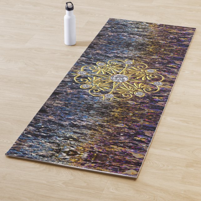 Decorative gem yoga mat (In Situ)