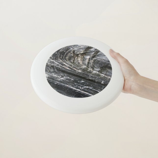 Decorative Geology Rock Texture Wham-O Frisbee (In Hand)