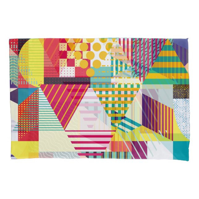 Decorative geometric, abstract seamless pattern. pillow case (Front)