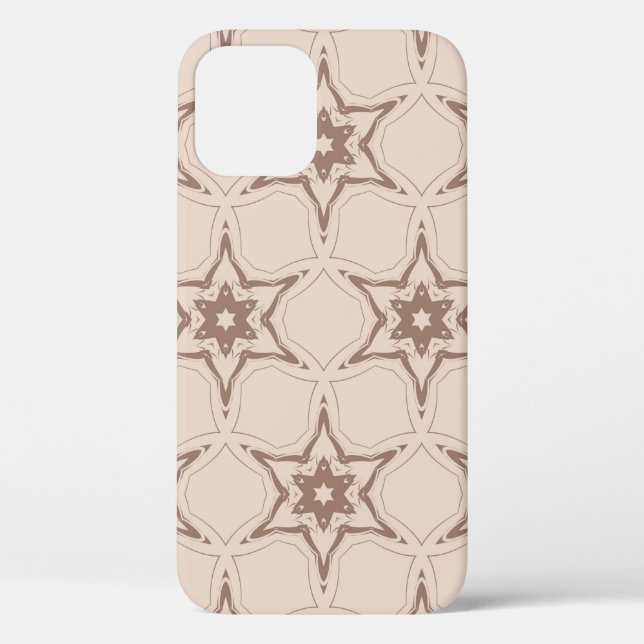 Decorative geometric floral pattern. Seamless vint Case-Mate iPhone Case (Back)