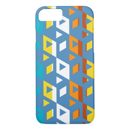 Decorative Geometric Mosaic Pattern 3 iPhone 87 Case