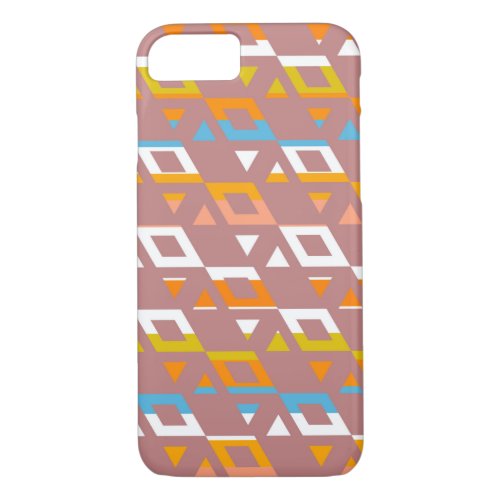 Decorative Geometric Mosaic Pattern 5 iPhone 87 Case