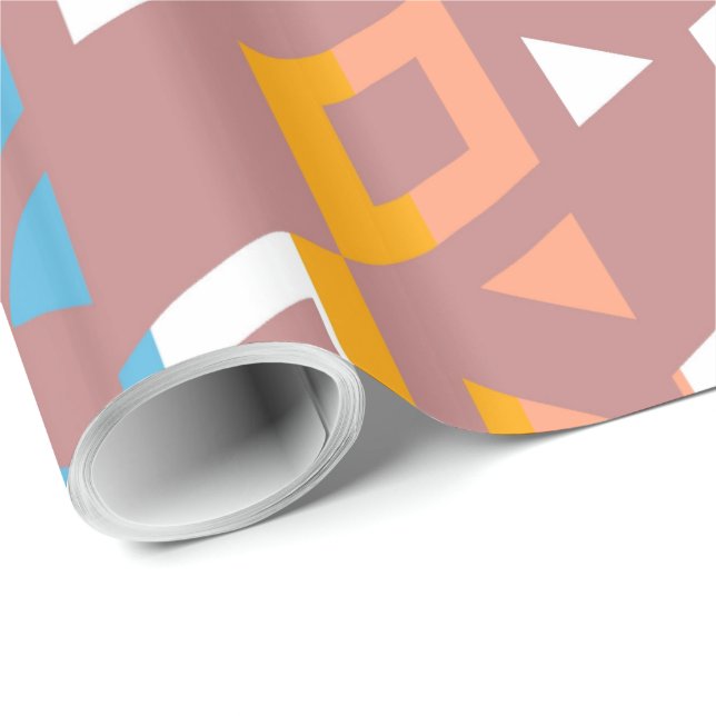 Decorative Geometric Mosaic Pattern #6 Wrapping Paper (Roll Corner)